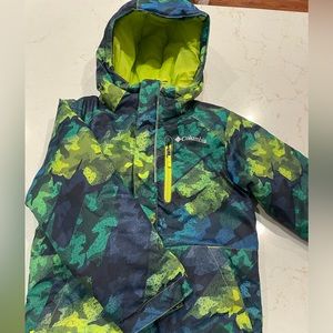 Multicolor Columbia Snow Jacket - Boys XXS